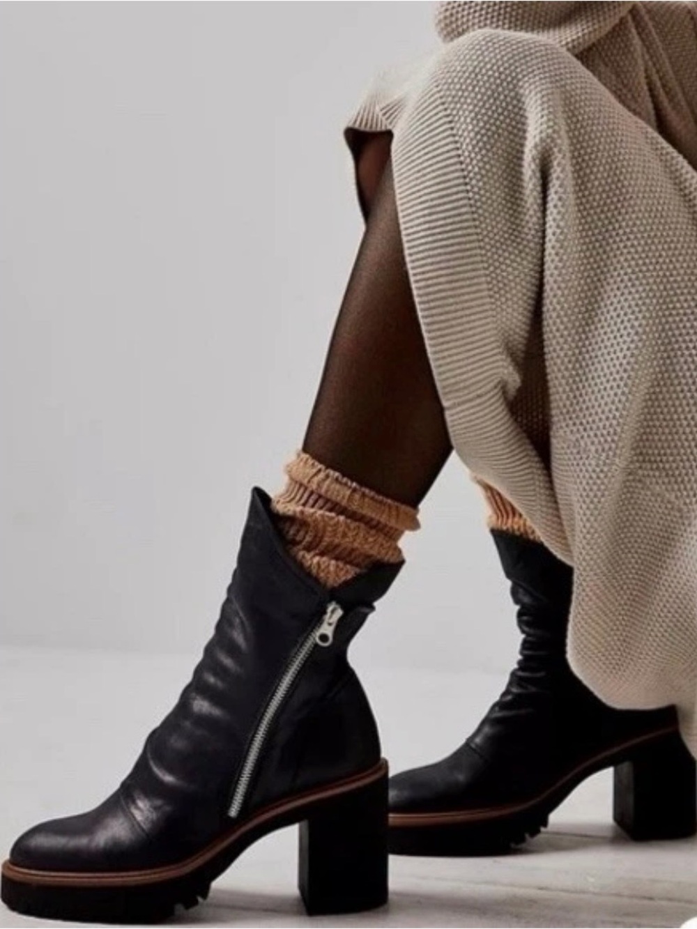 Free People Jack Zip Ankle Boots